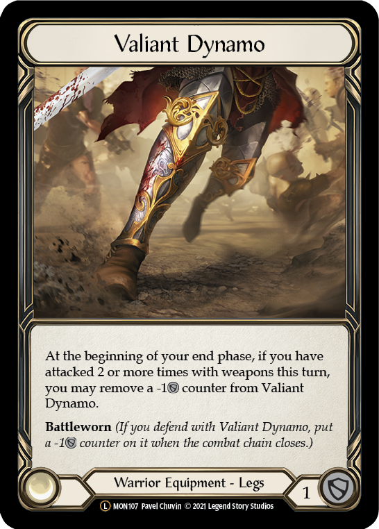 Valiant Dynamo [U-MON107-RF] (Monarch Unlimited)  Unlimited Rainbow Foil | Arkham Games and Comics