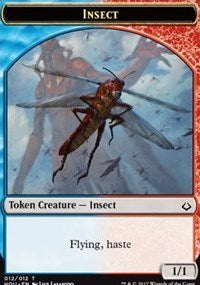 Insect // Warrior Double-sided Token [Hour of Devastation Tokens] | Arkham Games and Comics