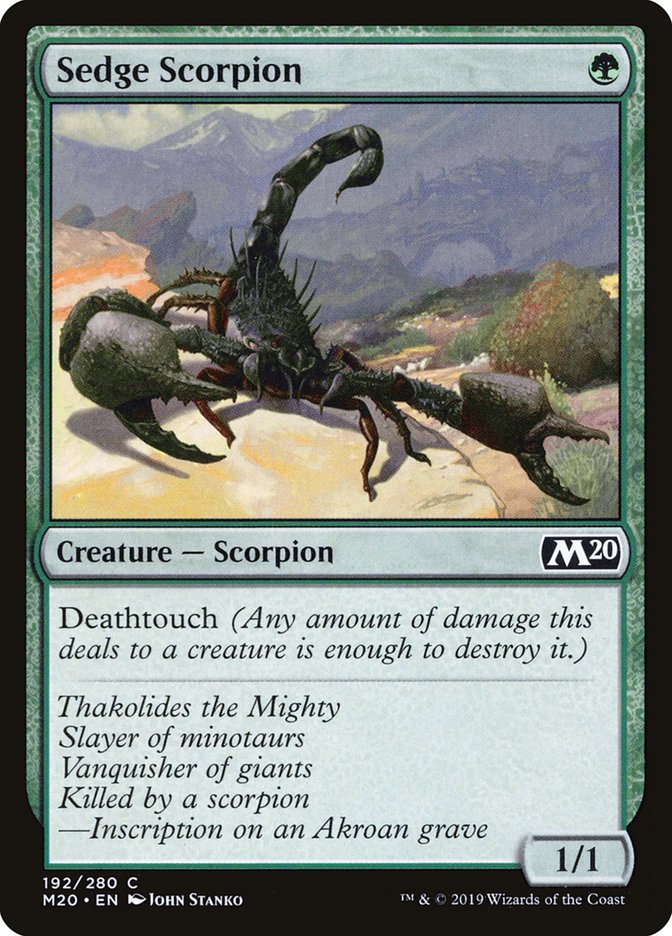 Sedge Scorpion [Core Set 2020] | Arkham Games and Comics