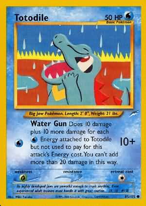 Totodile (85/105) [Neo Destiny Unlimited] | Arkham Games and Comics