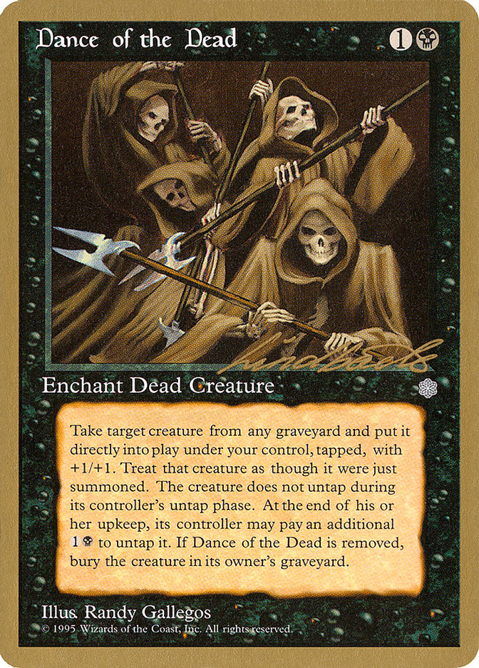 Dance of the Dead (Leon Lindback) [Pro Tour Collector Set] | Arkham Games and Comics