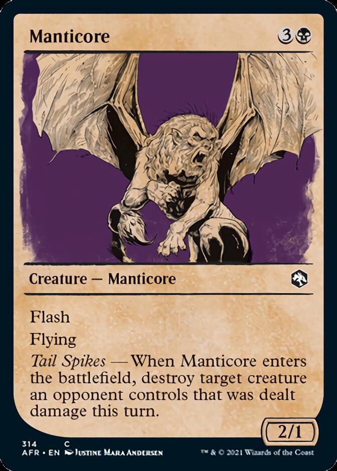 Manticore (Showcase) [Dungeons & Dragons: Adventures in the Forgotten Realms] | Arkham Games and Comics