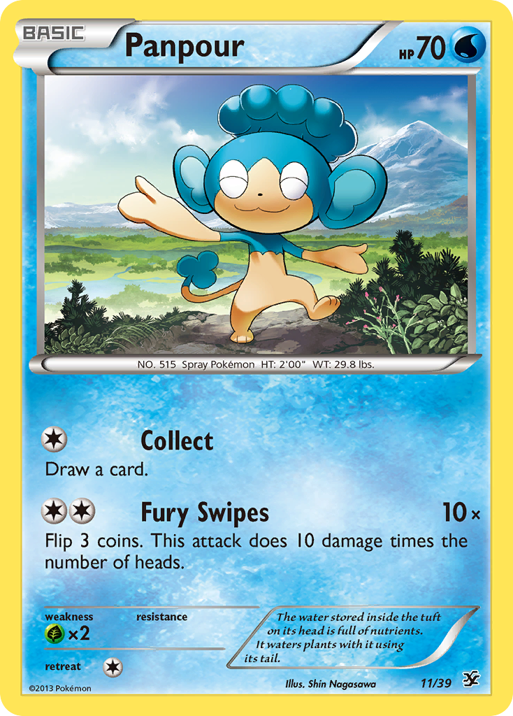 Panpour (11/39) [XY: Kalos Starter Set] | Arkham Games and Comics