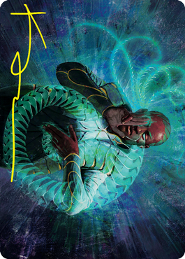 Biomathematician Art Card (Gold-Stamped Signature) [Strixhaven: School of Mages Art Series] | Arkham Games and Comics