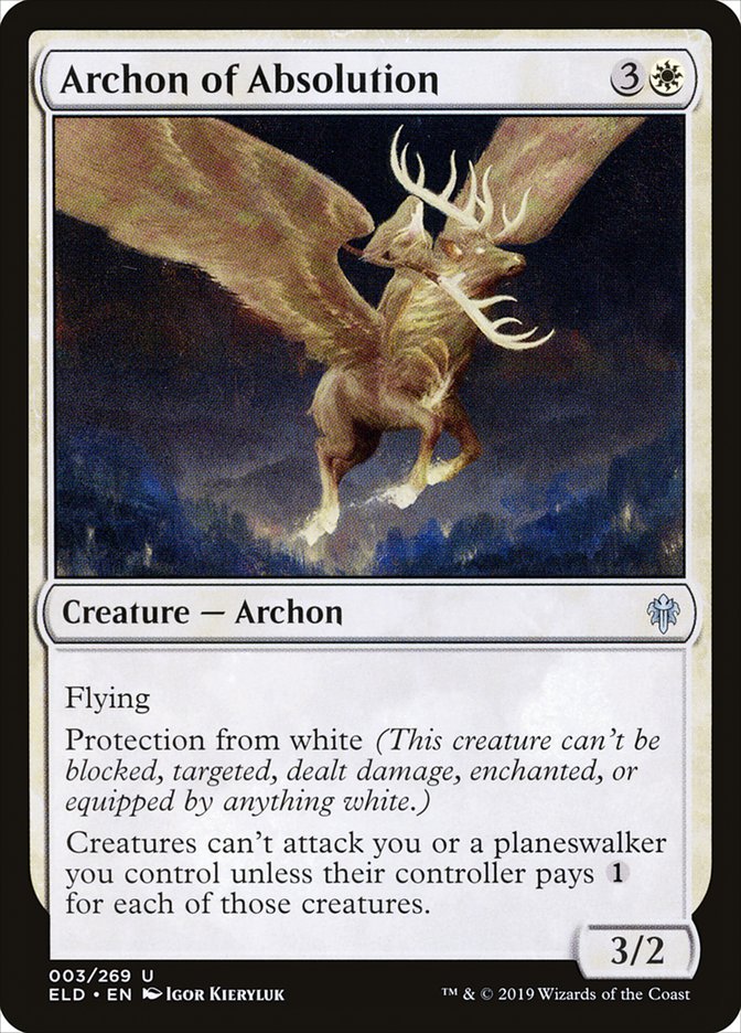 Archon of Absolution [Throne of Eldraine] | Arkham Games and Comics