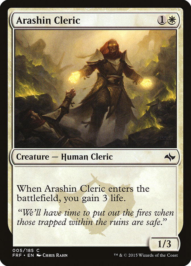 Arashin Cleric [Fate Reforged] | Arkham Games and Comics