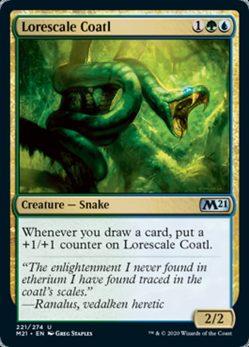 Lorescale Coatl [Core Set 2021] | Arkham Games and Comics