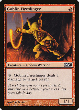 Goblin Fireslinger [Magic 2012] | Arkham Games and Comics