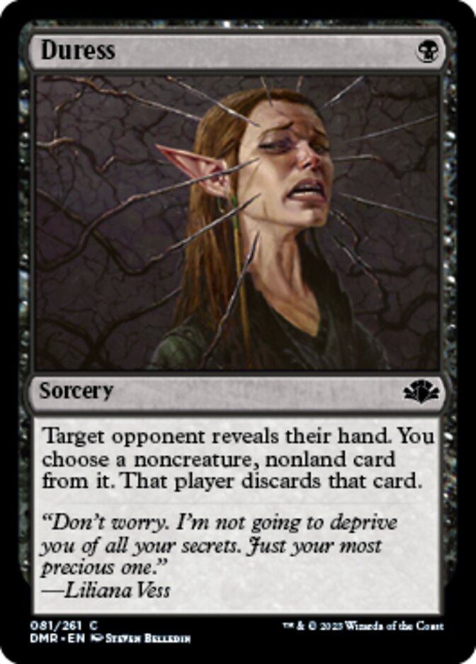 Duress [Dominaria Remastered] | Arkham Games and Comics