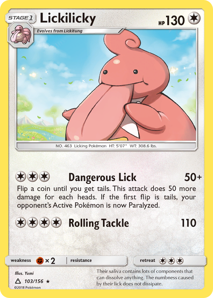 Lickilicky (103/156) [Sun & Moon: Ultra Prism] | Arkham Games and Comics