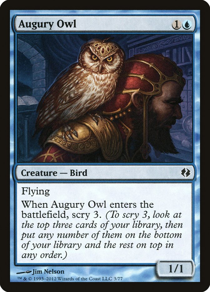 Augury Owl [Duel Decks: Venser vs. Koth] | Arkham Games and Comics