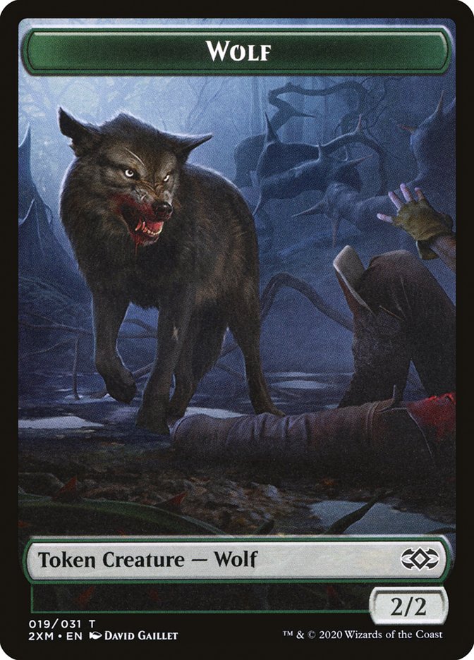 Wolf Token [Double Masters] | Arkham Games and Comics