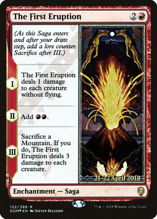 The First Eruption [Dominaria Promos] | Arkham Games and Comics