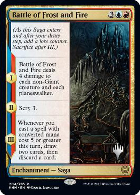 Battle of Frost and Fire [Kaldheim Promo Pack] | Arkham Games and Comics