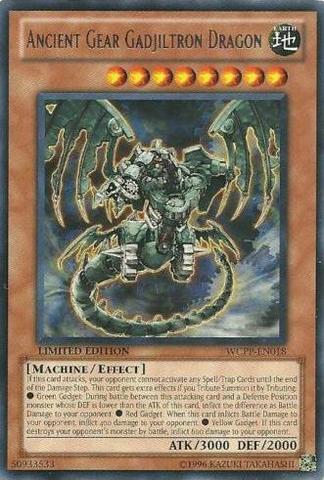 Ancient Gear Gadjiltron Dragon [WCPP-EN018] Rare | Arkham Games and Comics