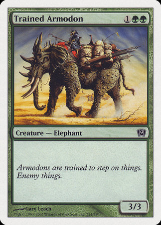 Trained Armodon [Ninth Edition] | Arkham Games and Comics