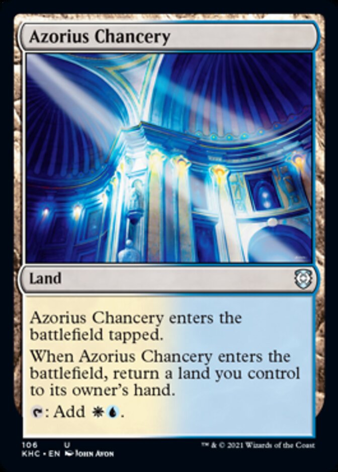 Azorius Chancery [Kaldheim Commander] | Arkham Games and Comics