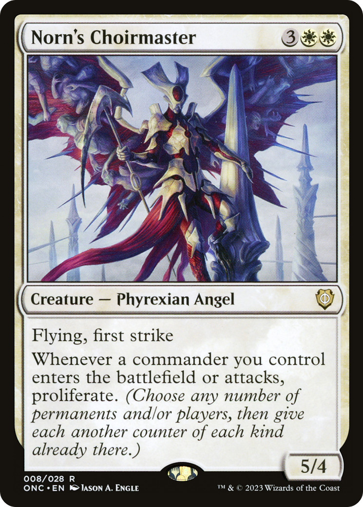 Norn's Choirmaster [Phyrexia: All Will Be One Commander] | Arkham Games and Comics