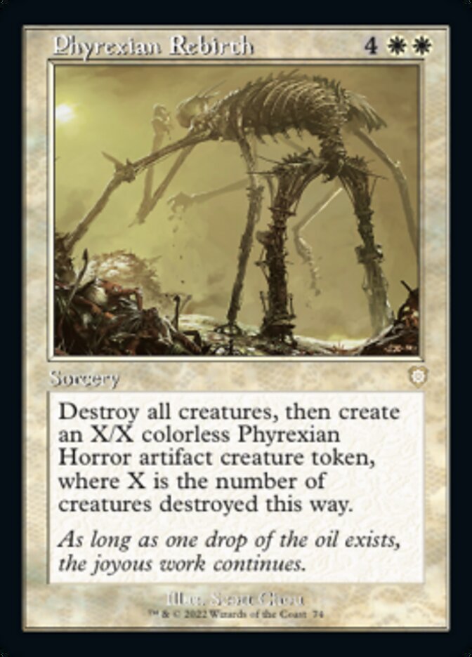 Phyrexian Rebirth (Retro) [The Brothers' War Commander] | Arkham Games and Comics