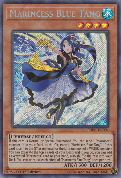 Marincess Blue Tang [CHIM-EN004] Secret Rare | Arkham Games and Comics