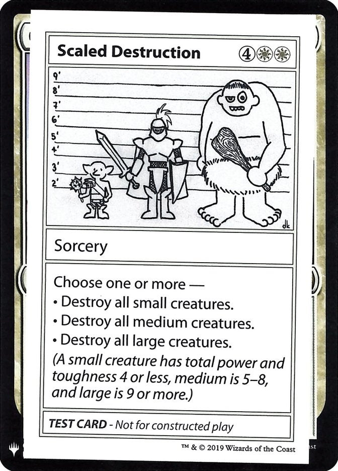 Scaled Destruction [Mystery Booster Playtest Cards] | Arkham Games and Comics