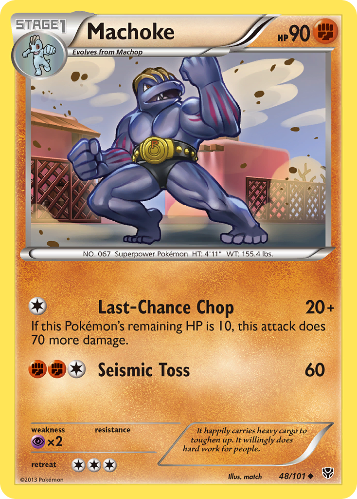 Machoke (48/101) [Black & White: Plasma Blast] | Arkham Games and Comics