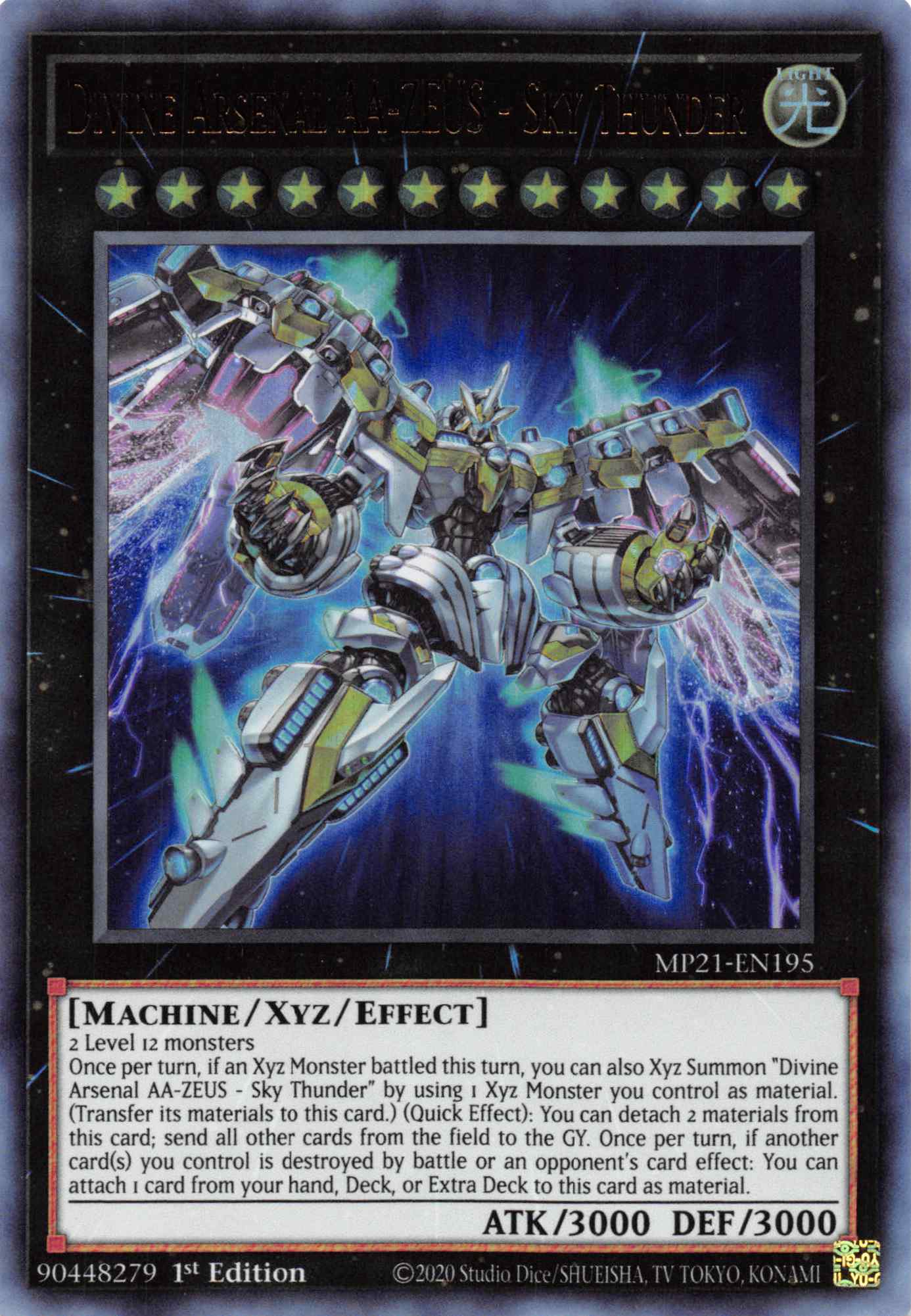 Divine Arsenal AA-ZEUS - Sky Thunder [MP21-EN195] Ultra Rare | Arkham Games and Comics