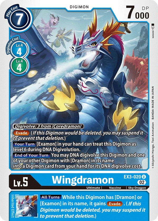 Wingdramon [EX3-020] [Draconic Roar] | Arkham Games and Comics