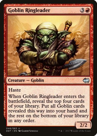 Goblin Ringleader [Duel Decks: Merfolk vs. Goblins] | Arkham Games and Comics