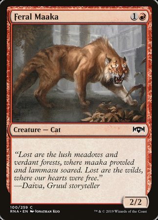 Feral Maaka [Ravnica Allegiance] | Arkham Games and Comics