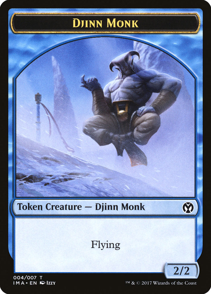 Djinn Monk [Iconic Masters Tokens] | Arkham Games and Comics