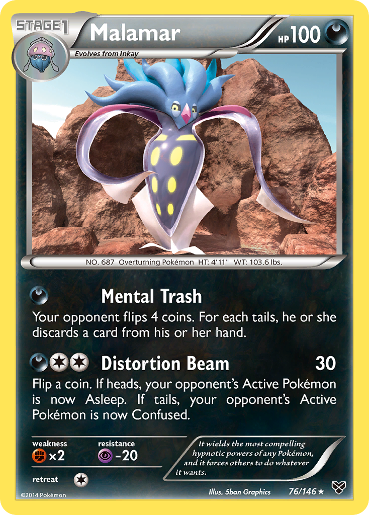 Malamar (76/146) [XY: Base Set] | Arkham Games and Comics