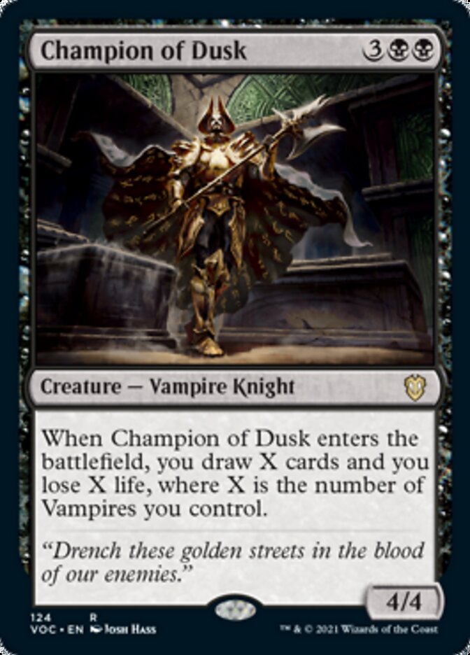 Champion of Dusk [Innistrad: Crimson Vow Commander] | Arkham Games and Comics