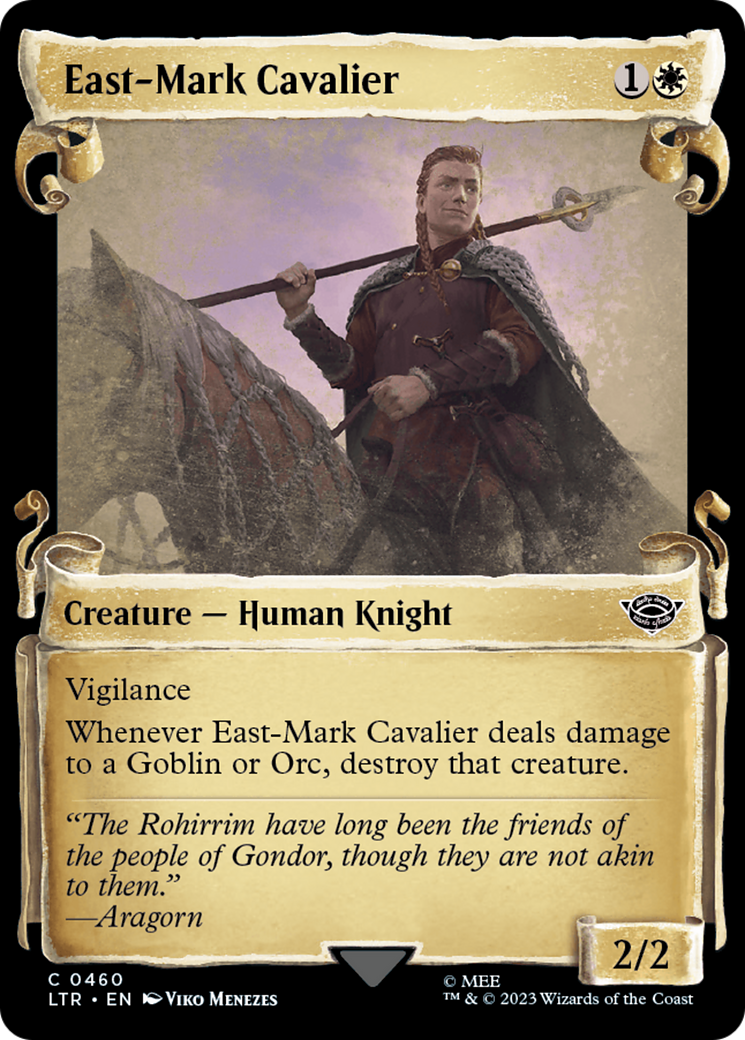 East-Mark Cavalier [The Lord of the Rings: Tales of Middle-Earth Showcase Scrolls] | Arkham Games and Comics