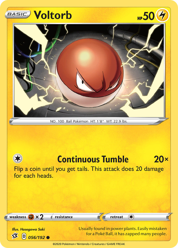 Voltorb (056/192) [Sword & Shield: Rebel Clash] | Arkham Games and Comics