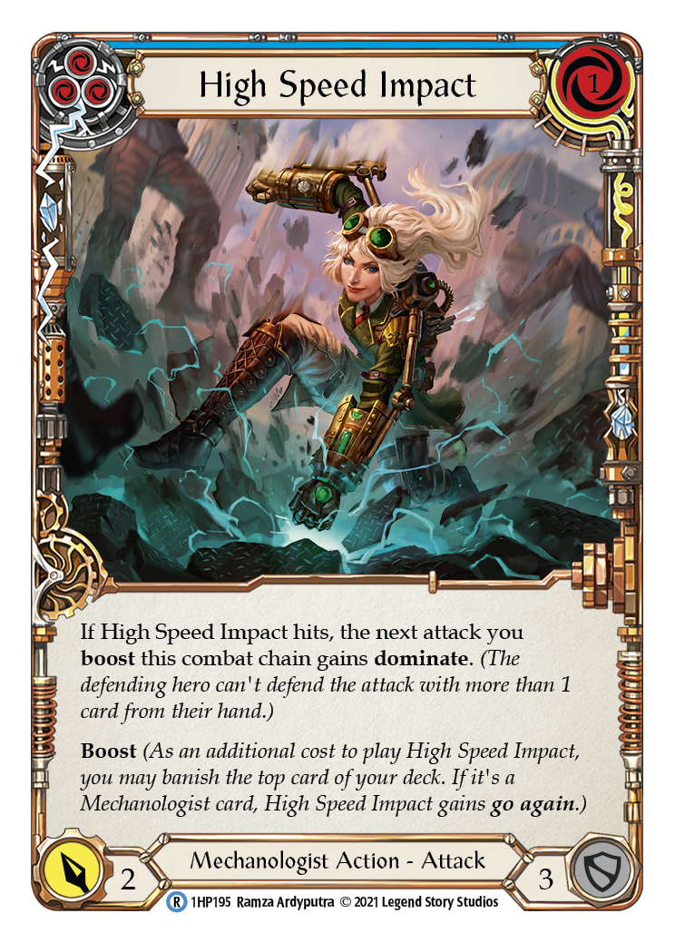 High Speed Impact (Blue) [1HP195] (History Pack 1) | Arkham Games and Comics