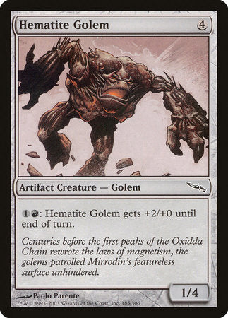 Hematite Golem [Mirrodin] | Arkham Games and Comics