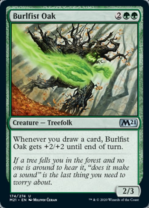 Burlfist Oak [Core Set 2021] | Arkham Games and Comics