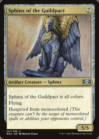 Sphinx of the Guildpact [Ravnica Allegiance] | Arkham Games and Comics