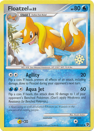 Floatzel (37/106) [Countdown Calendar Promos] | Arkham Games and Comics