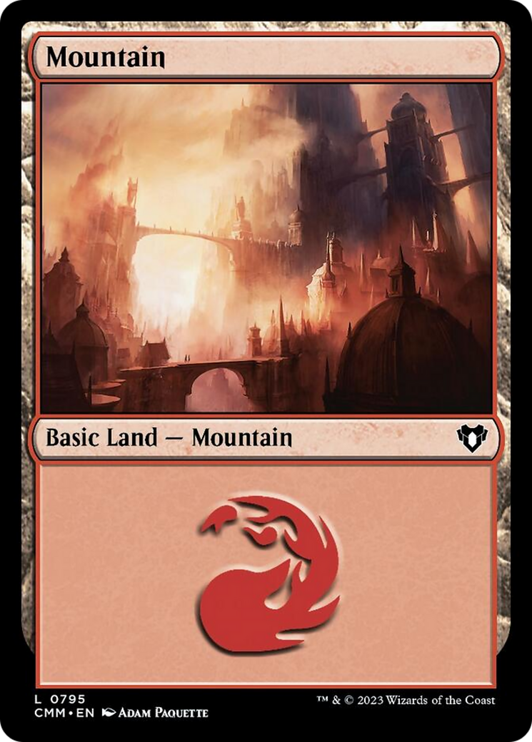 Mountain (795) [Commander Masters] | Arkham Games and Comics