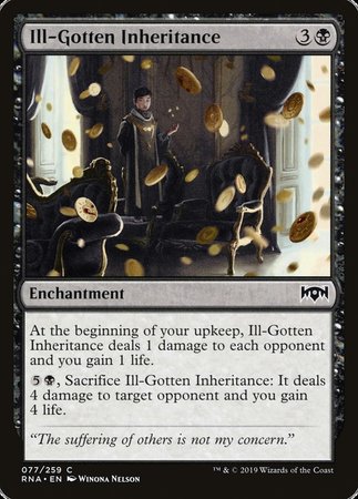 Ill-Gotten Inheritance [Ravnica Allegiance] | Arkham Games and Comics