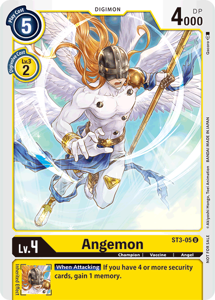 Angemon [ST3-05] (Tamer Party) [Starter Deck: Heaven's Yellow Promos] | Arkham Games and Comics