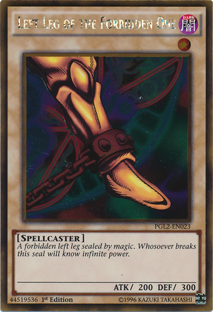 Left Leg of the Forbidden One [PGL2-EN023] Gold Rare | Arkham Games and Comics