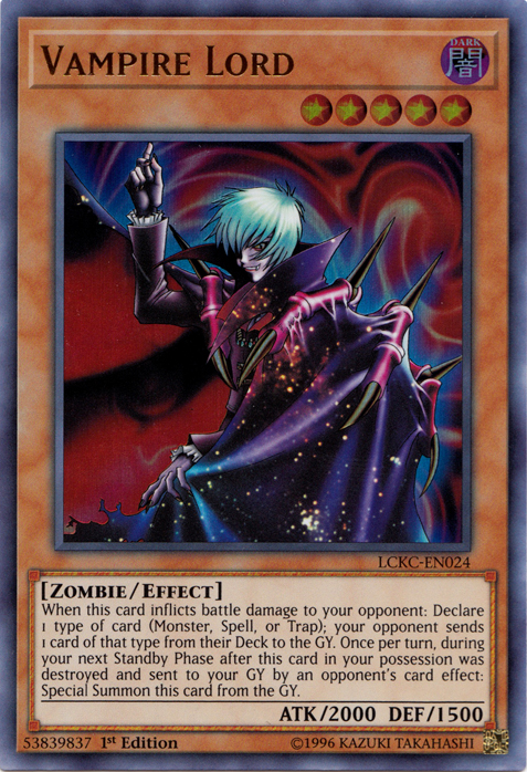 Vampire Lord [LCKC-EN024] Ultra Rare | Arkham Games and Comics