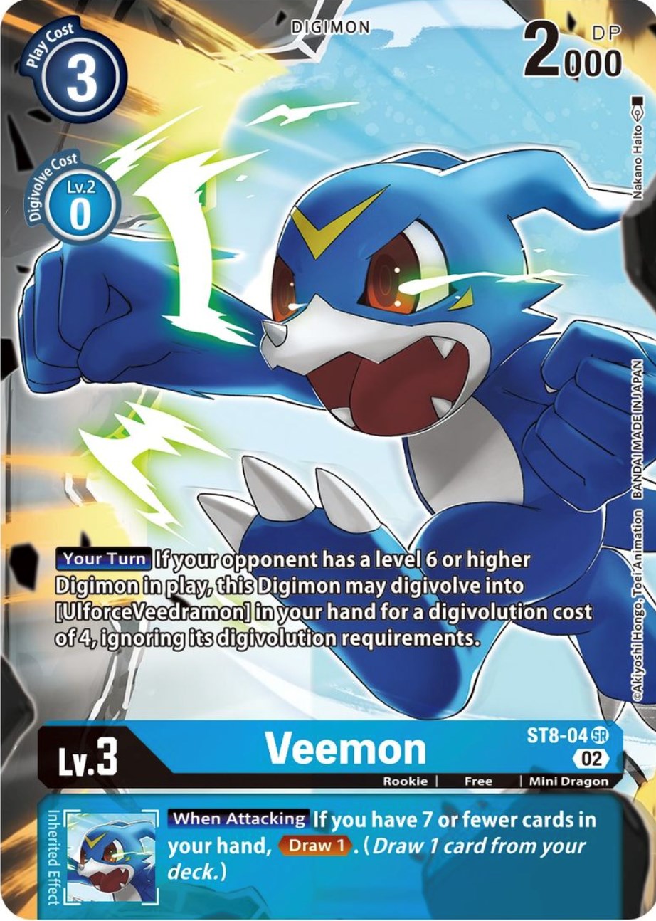 Veemon [ST8-04] (Alternate Art) [Starter Deck: Beelzemon Advanced Deck Set] | Arkham Games and Comics