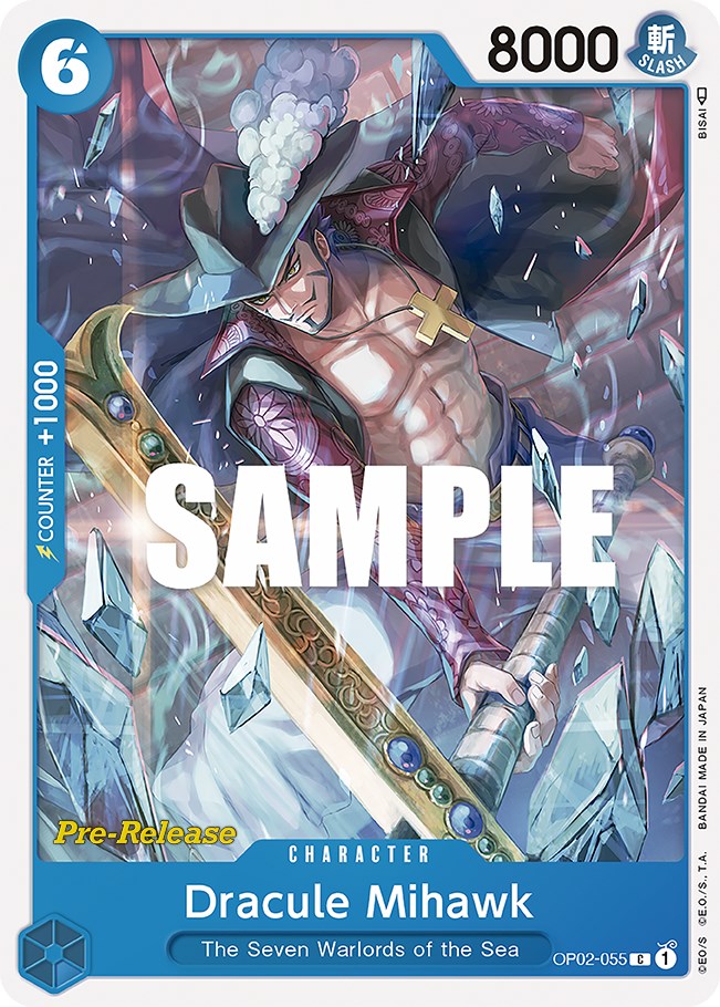 Dracule Mihawk [Paramount War Pre-Release Cards] | Arkham Games and Comics