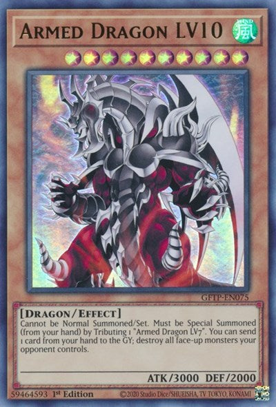 Armed Dragon LV10 [GFTP-EN075] Ultra Rare | Arkham Games and Comics