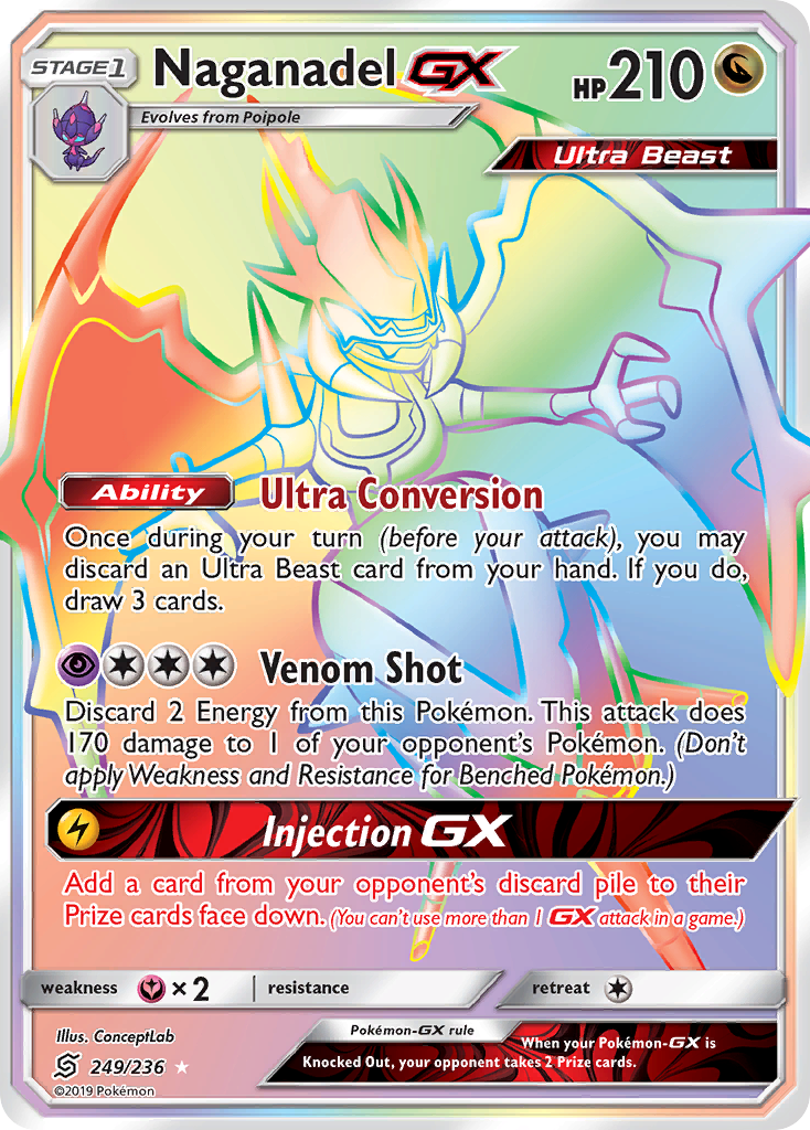 Naganadel GX (249/236) [Sun & Moon: Unified Minds] | Arkham Games and Comics