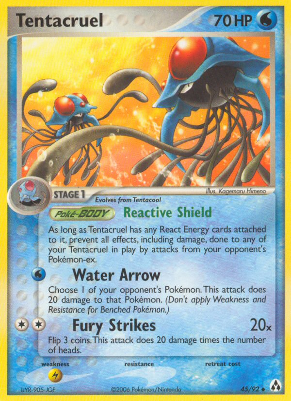 Tentacruel (45/92) [EX: Legend Maker] | Arkham Games and Comics